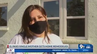 'I want to cry' El Paso single mother gets home remodeled, leaky roof fixed