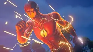 Fortnite Zero Build Battle Royale | Duos The Flash New Skin Gameplay (PS4)