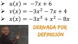 Derivadas por Definición
