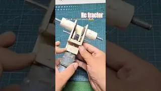 How to make rc tractor powerful 4&times;4 DC motor step by step #experimnent #shorts #virl #tractor