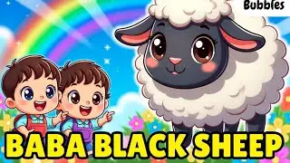 BABA BLACK SHEEP 🐑 BUBBLE BEEPS SIMPLE KIDS SONG WITH CLEAR ACTIONS & LEARNING FLOW 🌈✨