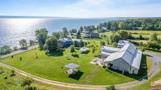 Finger Lakes Lakefront Winery For Sale w/ Farmhouse & Cottage