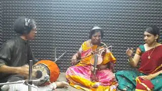 Smt. B V Durga bhavani Violin, K Sadguru charan Mridangam - Naanaati bratuku