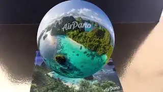 360 video sphere from a physical printed poster !