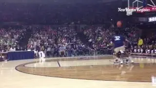 Shonn Miller wins dunk contest at #UConn First Night