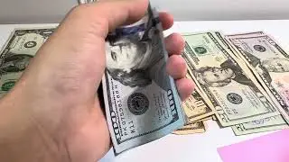 Counting My Waitress Tips 💵✨ | Cash Counting ASMR (Part 1)