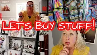 😅 WHAT DID I BUY??? Shop with Me & Haul! SEE MY NEW DRESSES!! Target, Dollar Tree, Hobby Lobby! 💃