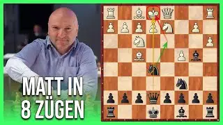 MATT nach acht Z&uuml;gen! Die Kieninger-Falle im Budapester Gambit