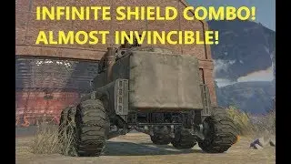 Crossout Lets Build! Infinite shield combo!