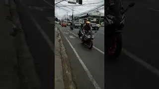 Motorcycles 🏍 on street in the Philippines #motorcycle #philippines #davaocity #travel #traffic