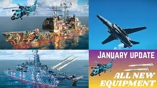Modern warships - New update 🔥all New equipment test & gameplay video 😎 - modern warships 