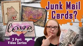 Turn junk mail flyers into cards tutorial series (part 2)