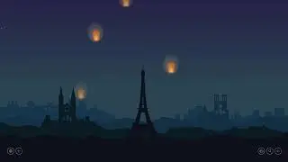 3-Hour Lofi Floating Lanterns: Iconic City Skylines Around the World