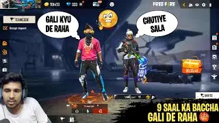 9 Year Kid Abuse Word 😡😡 Garena Free Fire