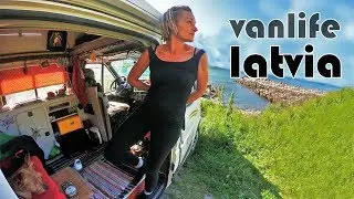 JURMALA BEACH and KEMERI (National Park) LATVIA - VANLIFE