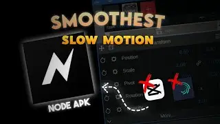 Node App Video Editing | Best SMOOTH Slow motion App