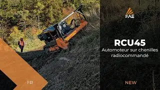 Automoteur sur chenilles radiocommandé ultra-compact RCU45