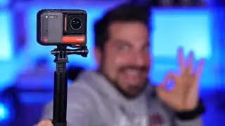 Insta360 One RS è capace di filmare CONTROLUCE!
