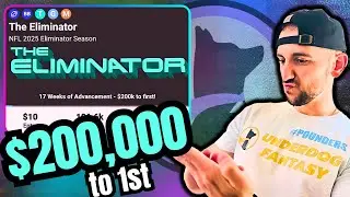 The ELIMINATOR Strategy, WIN THE COIN FLIP | Underdog Fantasy Live Draft