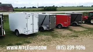 Single-Axle Enclosed Trailers by Bravo Trailers at Nite Equipment