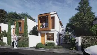 3.6 x 7 Meters Tiny House | Small House Design with 2 Bedrooms
