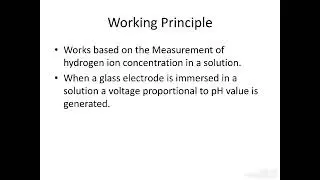 pH meter working principle in Tamil 
