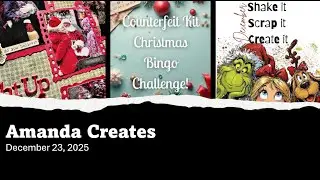 Light Up Okotoks 2018 CKC Christmas Bingo and @CreativeChaosinTN Shake it Scrap it Share it