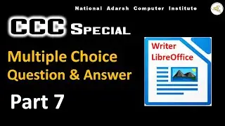 LibreOffice Writer Part 7| Important Multiple Choice Questions (MCQ) with Answers