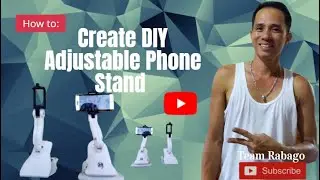 DIY Adjustable Phone Stand