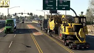 ATS 1.57 Mods | 4K | Freightliner FLD: Massive Caterpillar 627K Scraper Trailer Pack Showcase