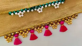 Simple saree kuchu #sareekuchudesign #simplesareekuchu #normalneedlework  // Nandana Creations //