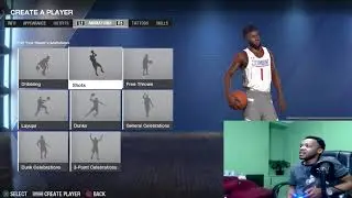 NBA LIVE 18 How To Put Your Created Player in Franchise Mode