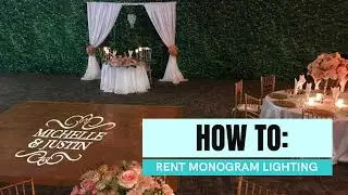 How To Rent #Gobo #Monogram #lighting