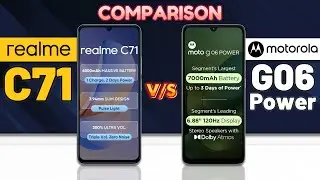 Motorola G06 power vs realme C71 : Don't Buy Wrong Phone🤔😮