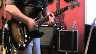 Squier Bullet Strat with Texas Specials through Ampeg SJ12T Super Jet - 1st Clip