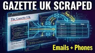 Scraping The Gazette UK Public Records with Python | Emails and Phone Numbers