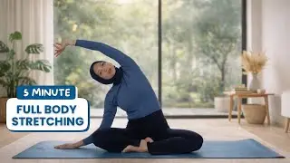 5 MIN FULL BODY STRETCHING | Morning Daily Routine for Flexibility & Relaxation.