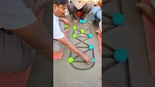Wow very beautiful green balls vs blue balls Setlite game chelenge 2 || funygame || villagegame
