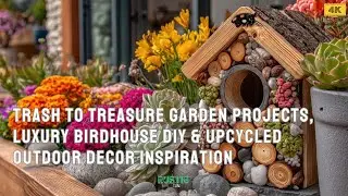 Recycled Garden Crafts 🪴 Magical Birdhouses, Summer Outdoor Retreats & Sustainable DIY Tips