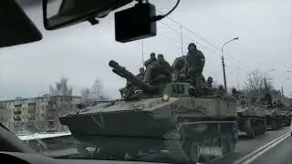 Gomel, direction Ukraine. Russian troops regrouping - 03/04/2022