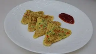Omelette Sandwich | No bread Vegetable Egg Sandwich | Quick & Easy Breakfast Recipe