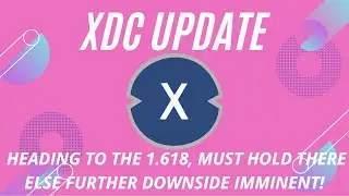 XDC HEADING TO THE 1.618, MUST HOLD THERE ELSE FURTHER DOWNSIDE IS IMMINENT!