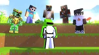 Dream VS 5 Hunters... (Minecraft Animation)