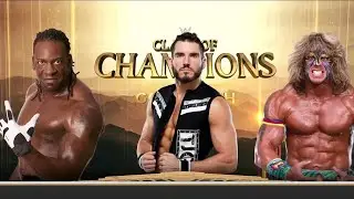 Johnny Gargano V Bokerty V ultimate warriors in Clash of th championship ❤️⭐😮💀