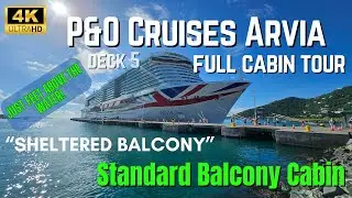P&O Cruises Arvia | Cabin Tour | Deck 5 | Standard Balcony