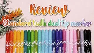 [REVIEW] STANDARD PEN TWILLO DUAL TIP MARKER 🌺| Bonus Swatch ✨ -amaliah study