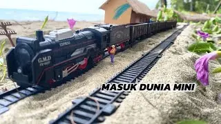 MASUK DUNIA MINI🚂 KERETA KECIL INI BIKIN LUPA DUNIA NYATA 