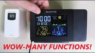 RELIABLE Projection Alarm Clock Full Weather Station, Wireless  Thermometer, Hygrometer REVIEW
