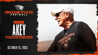 Oregon State Football Press Conference: Interim Head Coach Robb Akey (Oct. 13, 2025)