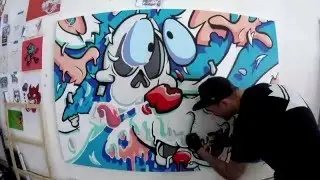 Matt Gondek paints Pinky and the Brain